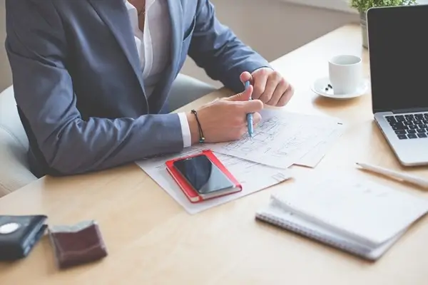 A small business owner who works in content marketing